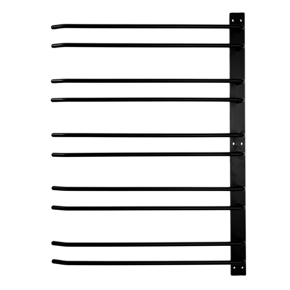 Szklany wieszak do montażu dachu - czarne, 15 szklanek - Hippie de Luxe Szklany wieszak do montażu dachu - czarne, 15 szklanek - Hippie de Luxe