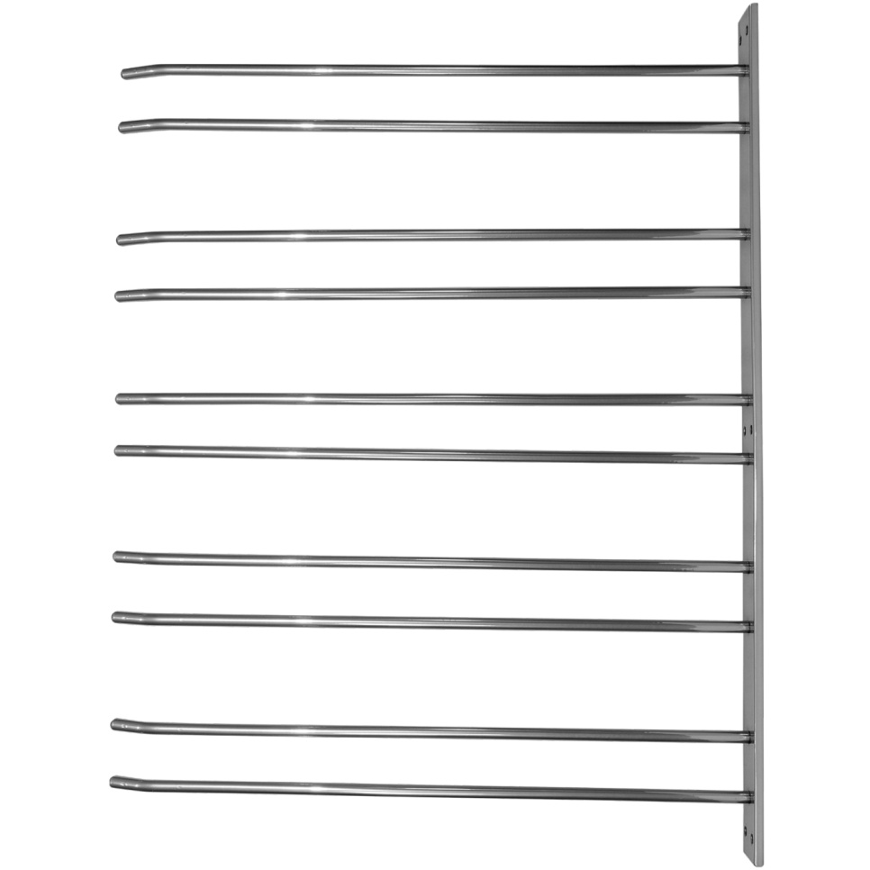 Szklane wieszaki do montażu na ścianie - srebrne, 20 szklanek - Hippie de Luxe