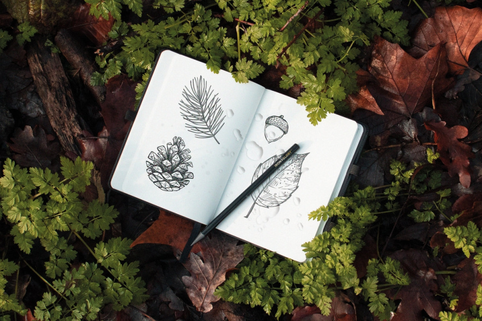 Wodoodporny notes z papieru kamiennego - Iron & Glory