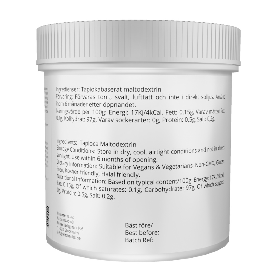 Zorbit (maltodekstryna na bazie tapioki) - The Kitchen Lab Zorbit (maltodekstryna na bazie tapioki) - The Kitchen Lab