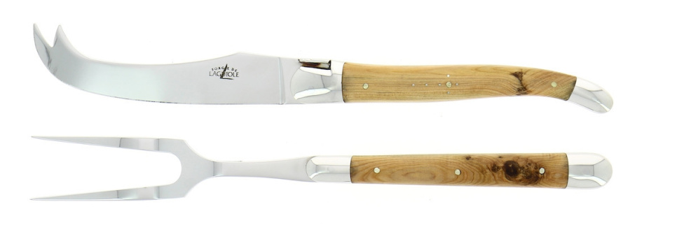 Zestaw do sera, uchwyt En, błyszczący, Tradition - Forge de Laguiole w grupie Gotowanie / Noże kuchenne / Noże do sera w The Kitchen Lab (1446-32879)