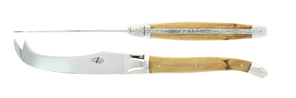 Zestaw do sera, uchwyt En, błyszczący, Tradition - Forge de Laguiole