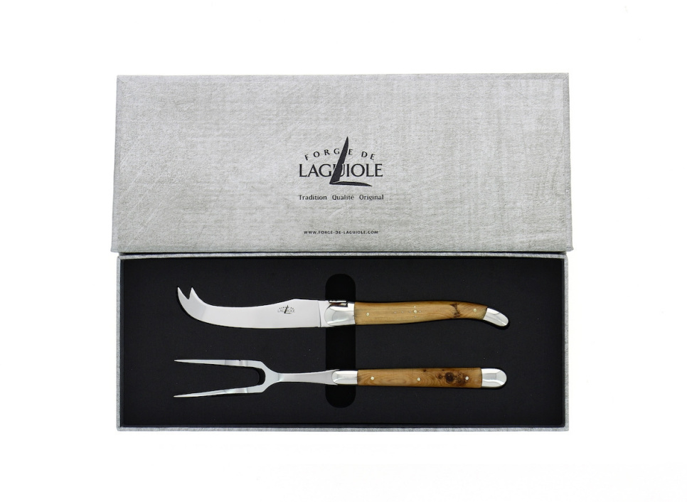 Zestaw do sera, uchwyt En, błyszczący, Tradition - Forge de Laguiole