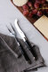 Zestaw do sera, uchwyt z ciemnego rogu, polerowany, Tradition - Forge de Laguiole