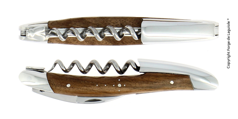 Nóż sommelierski z orzecha włoskiego, polerowany, Tradition - Forge de Laguiole w grupie Bar i wino / Akcesoria do wina / Noże sommeliera i otwieracze do butelek w The Kitchen Lab (1446-32981)