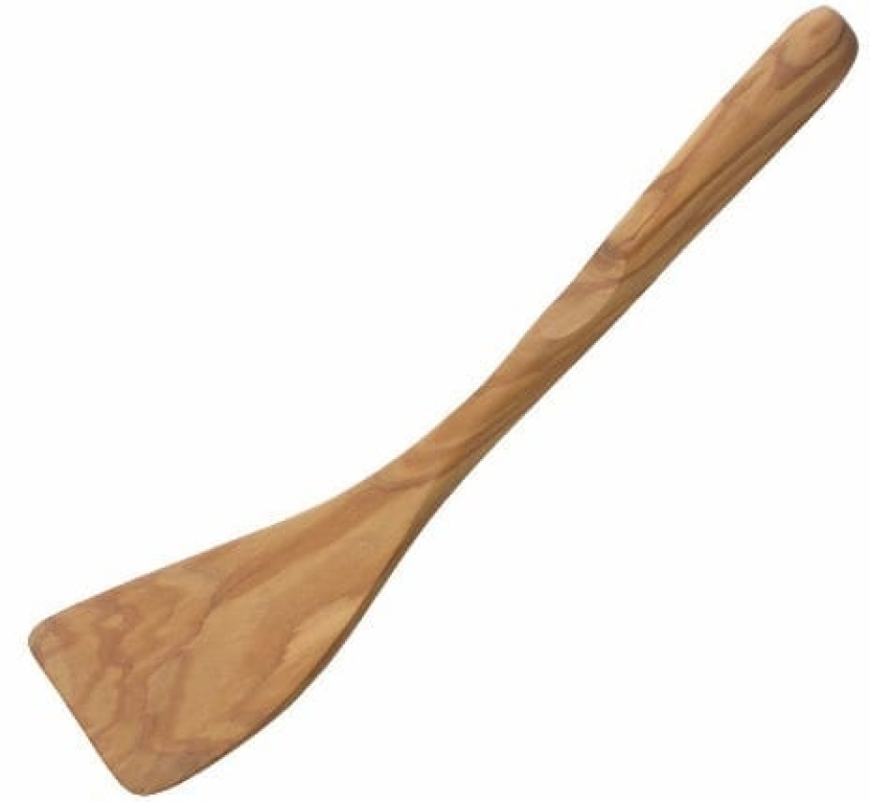 Zakrzywiona łopatka z drewna oliwnego, 27 cm - Scanwood w grupie Gotowanie / Przybory kuchenne / Łopatki i skrobaki w The Kitchen Lab (1451-13288)