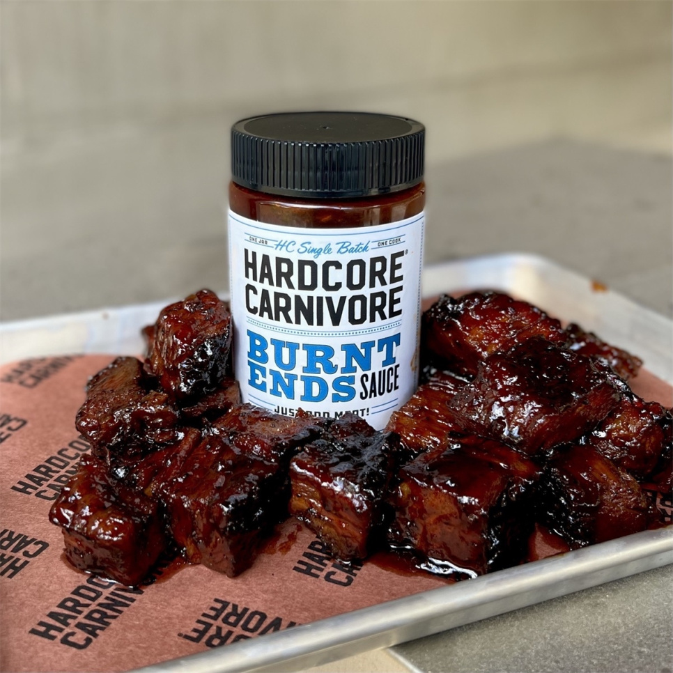 Burnt Ends Sauce, 450g - Hardcore Carnivore Burnt Ends Sauce, 450g - Hardcore Carnivore
