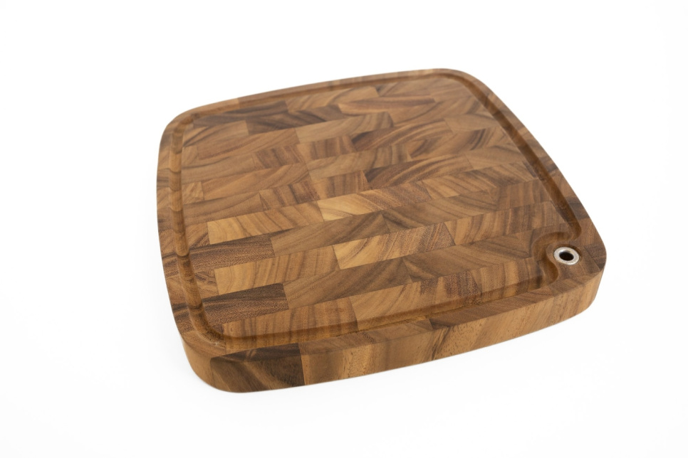 Blok rzeźniczy z drewna akacjowego, Gourmet Mini Carolina - Ironwood w grupie Gotowanie / Przybory kuchenne / Deski do krojenia w The Kitchen Lab (1451-35471)