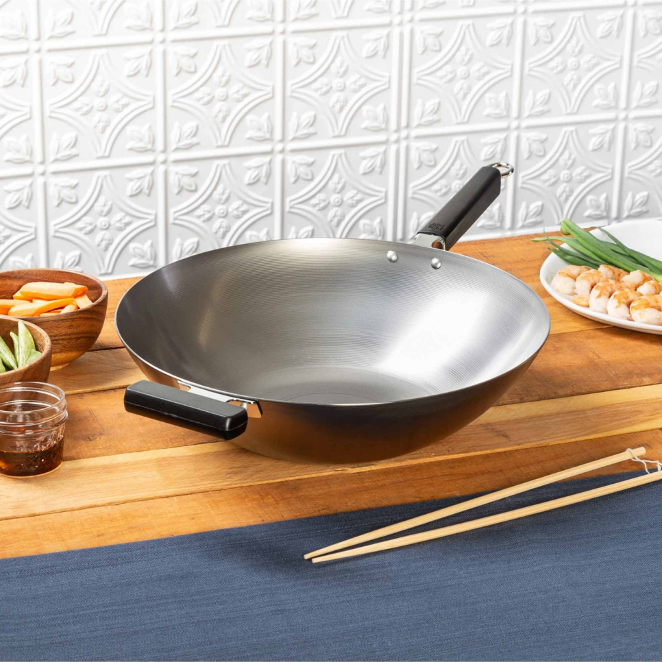 Wok ze stali węglowej, 30 cm - Joyce Chen