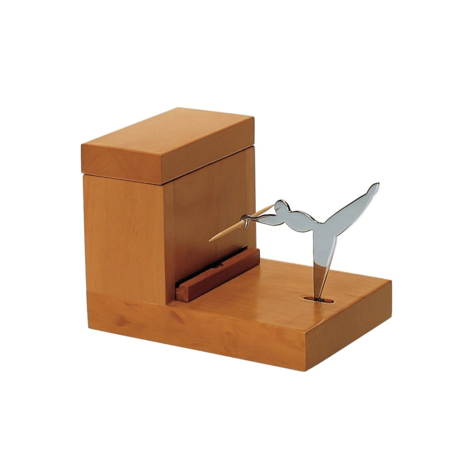 Pojemnik na wykałaczki, drewno - Alessi w grupie Nakrycie stołu / Inne do nakrycia stołu / Układ w The Kitchen Lab (1466-12148)