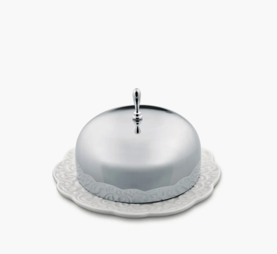 Dressed Butter dish - Alessi w grupie Nakrycie stołu / Talerze, miseczki i inne naczynia / Maselniczka w The Kitchen Lab (1466-29585)