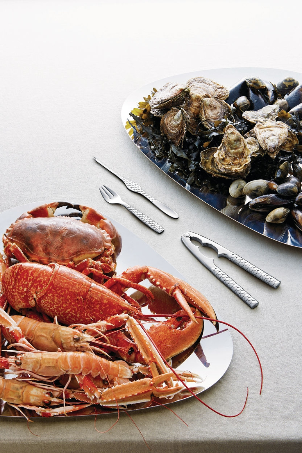 Sztućce do owoców morza, Colombina Fish, opakowanie 4 szt.