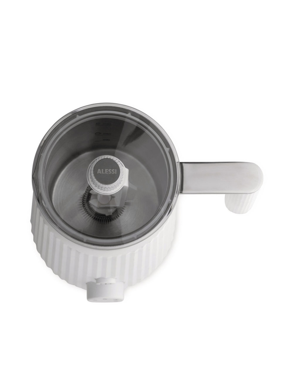 Spieniacz do mleka, Plissé, biały - Alessi