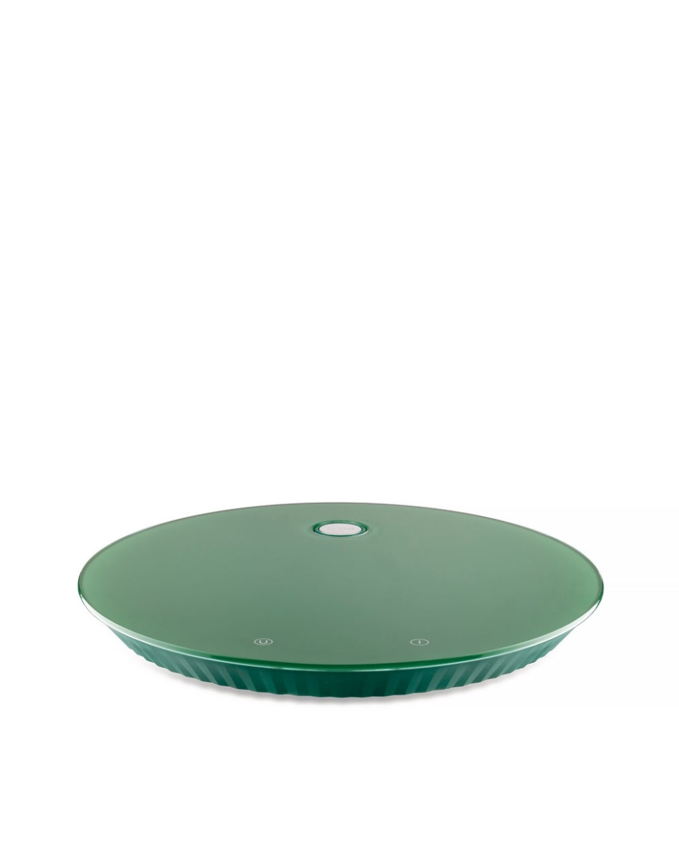 Waga kuchenna, Plissé, zielona - Alessi w grupie Gotowanie / Miarki i mierniki / Wagi kuchenne w The Kitchen Lab (1466-31435)