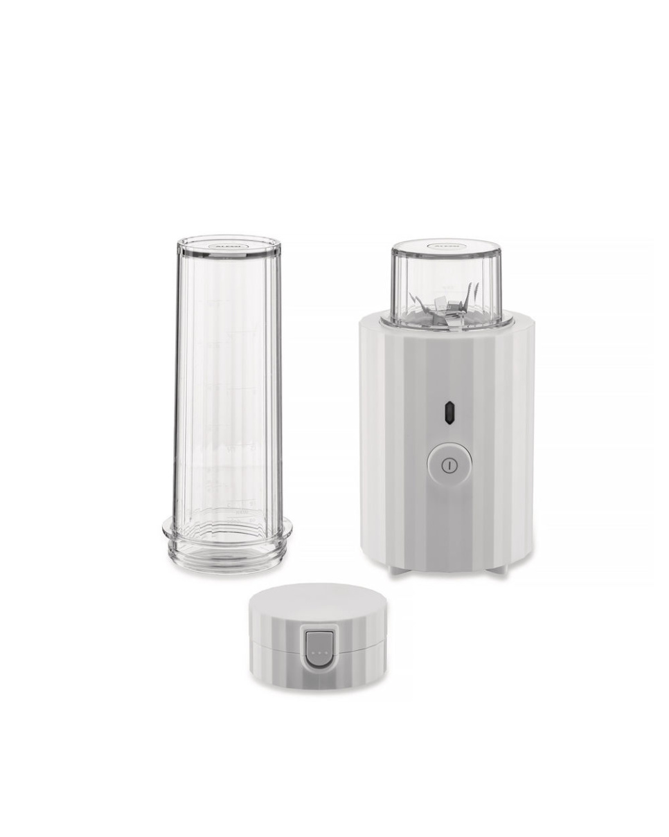Blender osobisty / mini mikser, Plissé, biały - Alessi