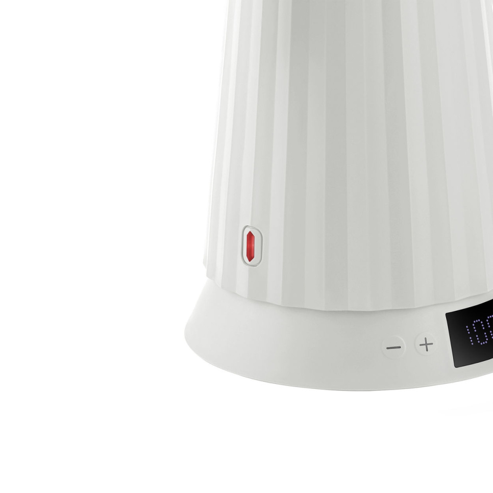 Czajnik z regulacją temperatury, Plissé, biały - Alessi