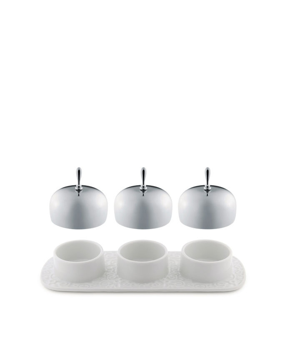 Zestaw do marmolady z trzema miseczkami, Dressed - Alessi