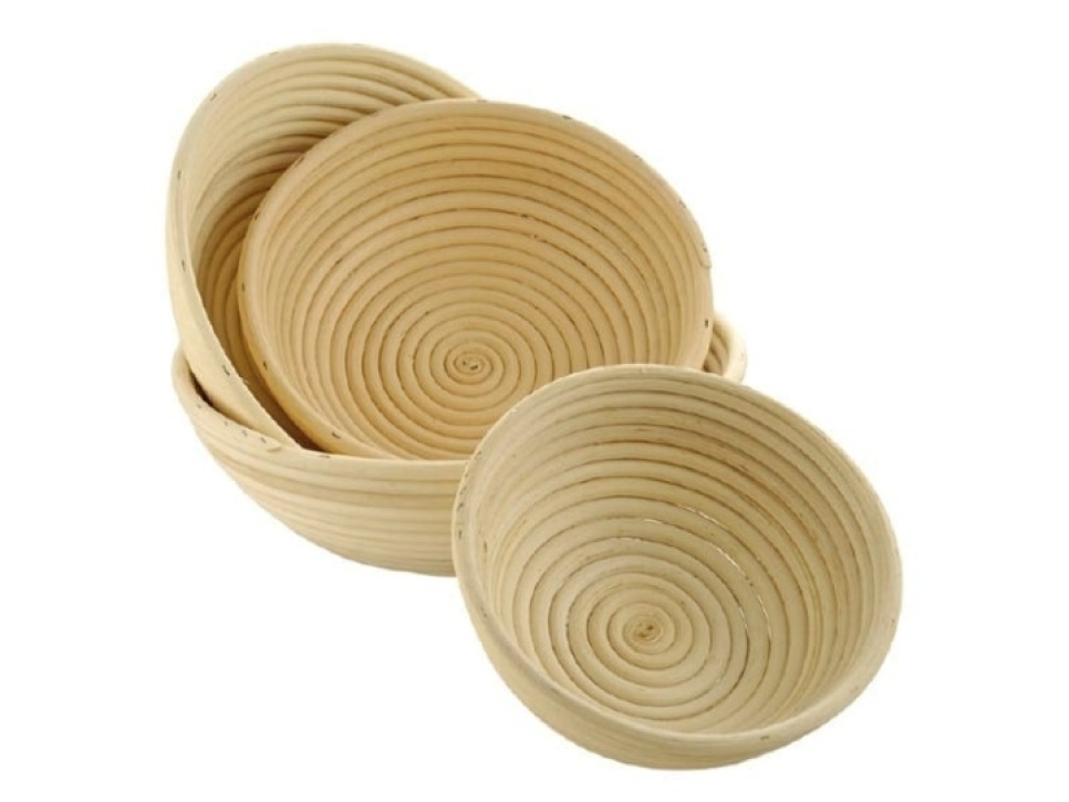 Koszyk do wyrastania chleba, okrągły, drewniany w grupie Pieczenie / Przybory do pieczenia / Koszyki do wyrastania chleba w The Kitchen Lab (1482-17381)