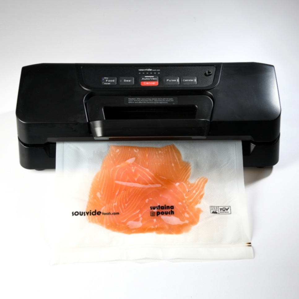 Kompostowalne worki próżniowe do sous vide na rolce, 28 cm x 5 m - SousVideTools Kompostowalne worki próżniowe do sous vide na rolce, 28 cm x 5 m - SousVideTools
