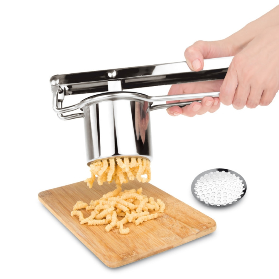 Prasa do ziemniaków z czterema wkładkami - iGenietti Prasa do ziemniaków z czterema wkładkami - iGenietti