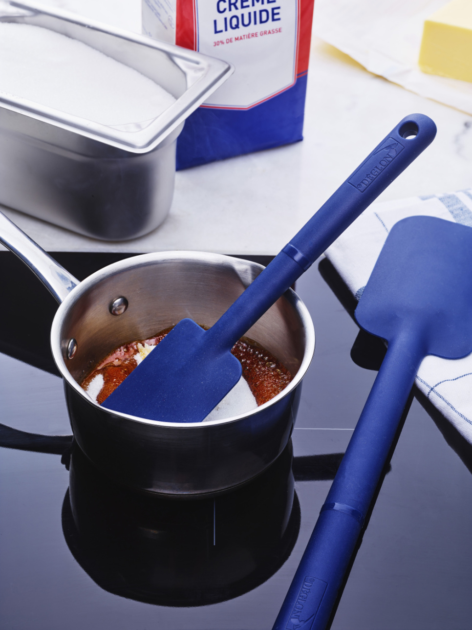 Szpatułka silikonowa, model profesjonalny, StopGlisse – Déglon