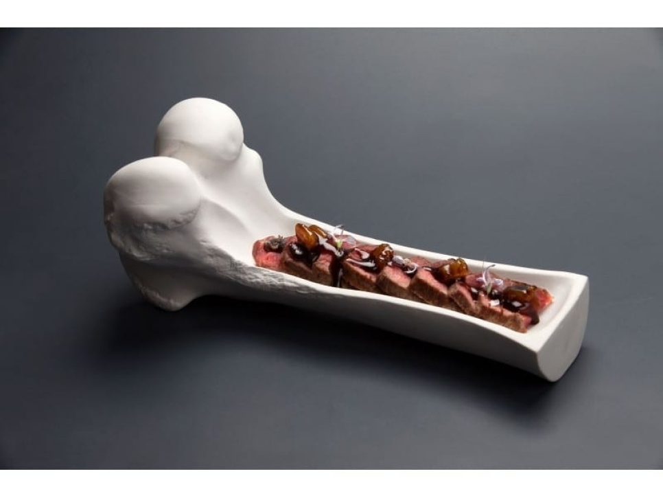Kość udowa w porcelanie - 100% Chef w grupie Nakrycie stołu / Inne do nakrycia stołu / Pozycje specjalne w The Kitchen Lab (1532-15018)