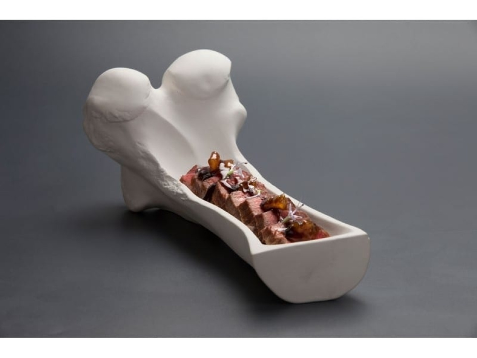 Kość udowa w porcelanie - 100% Chef