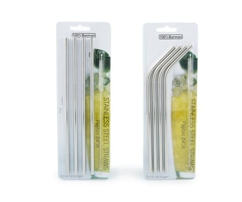 Słomka - słomka ze stali nierdzewnej - 100% Chef Słomka - słomka ze stali nierdzewnej - 100% Chef