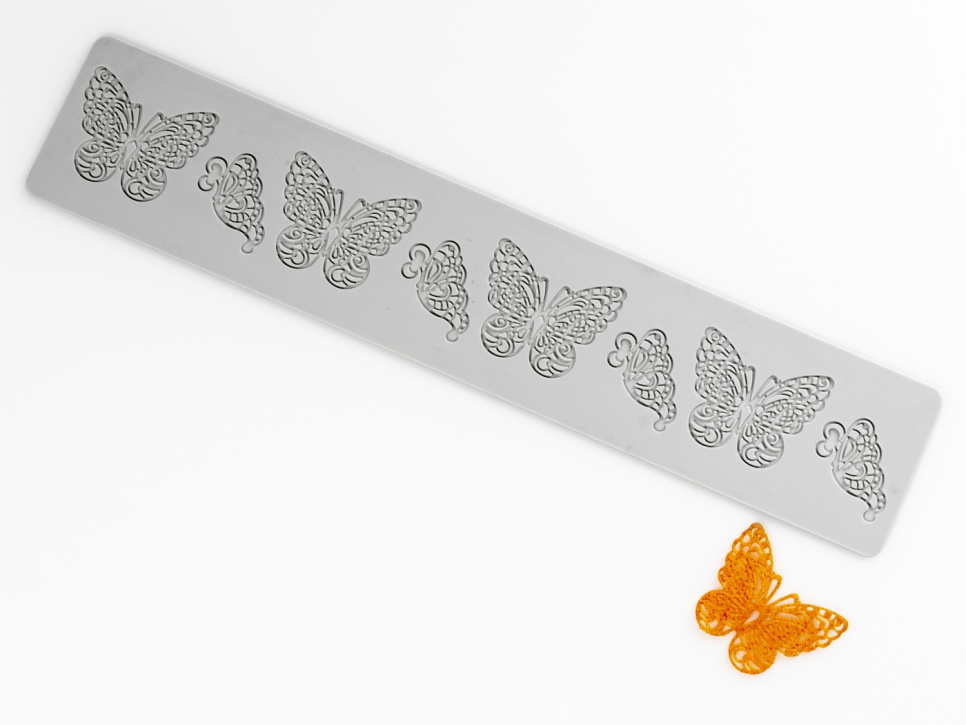 Forma silikonowa do Tuille, Butterfly - 100% Chef w grupie Pieczenie / Formy do pieczenia / Foremki silikonowe w The Kitchen Lab (1532-31051)