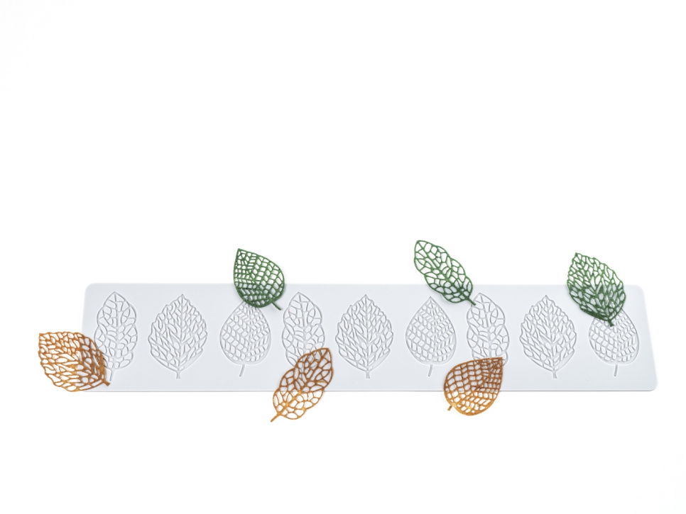 Forma silikonowa do Tuille, Leaf- 100% Chef w grupie Pieczenie / Formy do pieczenia / Foremki silikonowe w The Kitchen Lab (1532-31054)