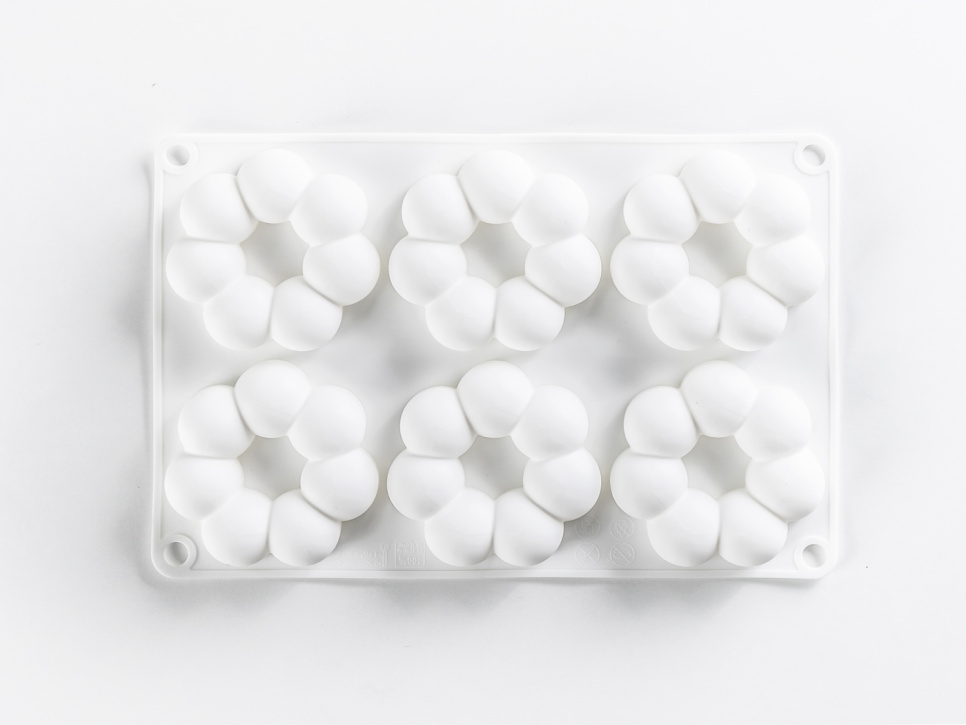 Forma silikonowa do dekoracji, kwiatek - 100% Chef