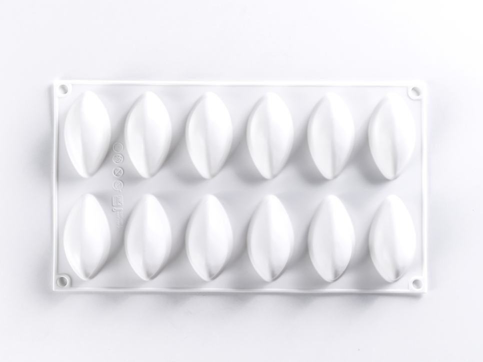 Forma silikonowa do dekoracji, Quenelle - 100% Chef Forma silikonowa do dekoracji, Quenelle - 100% Chef