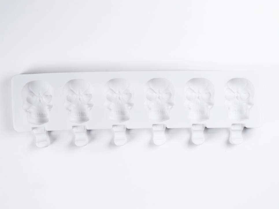 Silikonowa forma do lodów, czaszka - 100% Chef Silikonowa forma do lodów, czaszka - 100% Chef