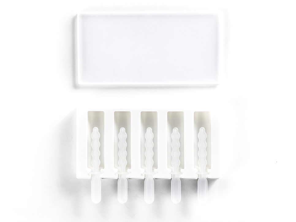 Forma silikonowa do dekoracji, Mini lody na patyku model 2 - 100% Chef