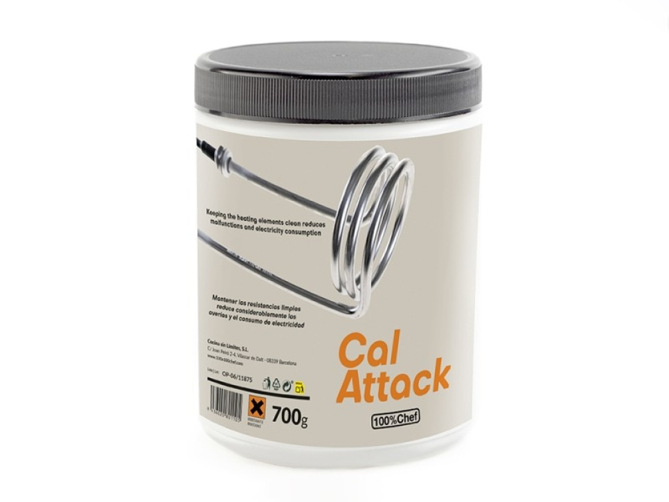 Środek do czyszczenia cyrkulatorów Sous vide, Cal Attack, 700g - 100% Chef w grupie Gotowanie / Sous vide / Akcesoria do Sous vide w The Kitchen Lab (1532-31102)