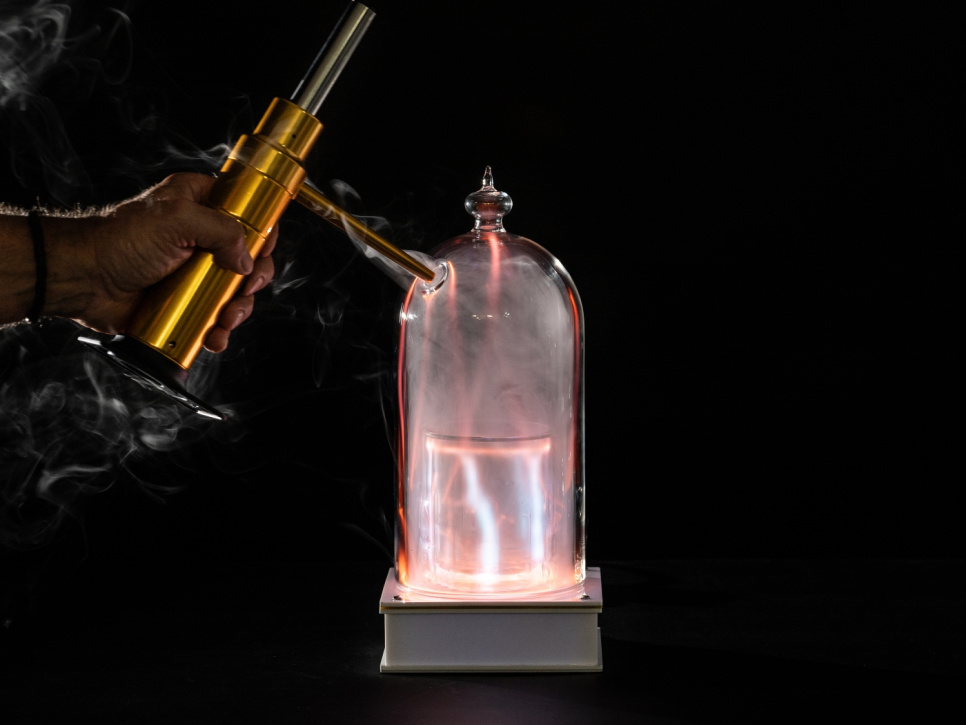 Szklana klosz z neonowym wypełnieniem dla Tesla - 100% Chef Szklana klosz z neonowym wypełnieniem dla Tesla - 100% Chef