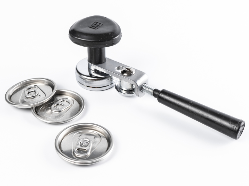 Ręczna zgrzewarka do puszek po piwie i napojach bezalkoholowych - 100% Chef Ręczna zgrzewarka do puszek po piwie i napojach bezalkoholowych - 100% Chef