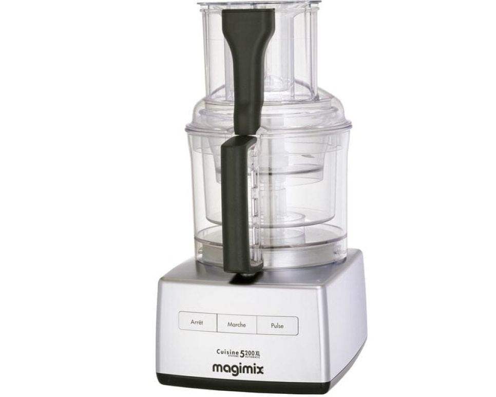Robot kuchenny Magimix CS 5200 XL, matowy chrom w grupie Urządzenia kuchenne / Mieszaj i siekaj / Roboty kuchenne w The Kitchen Lab (1544-14559)