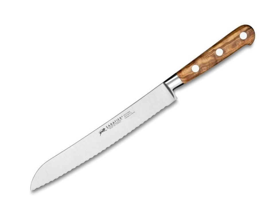 Ideal Provence nóż do chleba 20 cm, drewno oliwne - Sabatier Lion w grupie Gotowanie / Noże kuchenne / Noże do chleba w The Kitchen Lab (1544-14563)