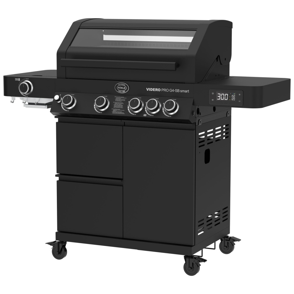Grill gazowy Videro PRO G4-SB Smart Vario+, 20700 W - Rösle Grill gazowy Videro PRO G4-SB Smart Vario+, 20700 W - Rösle