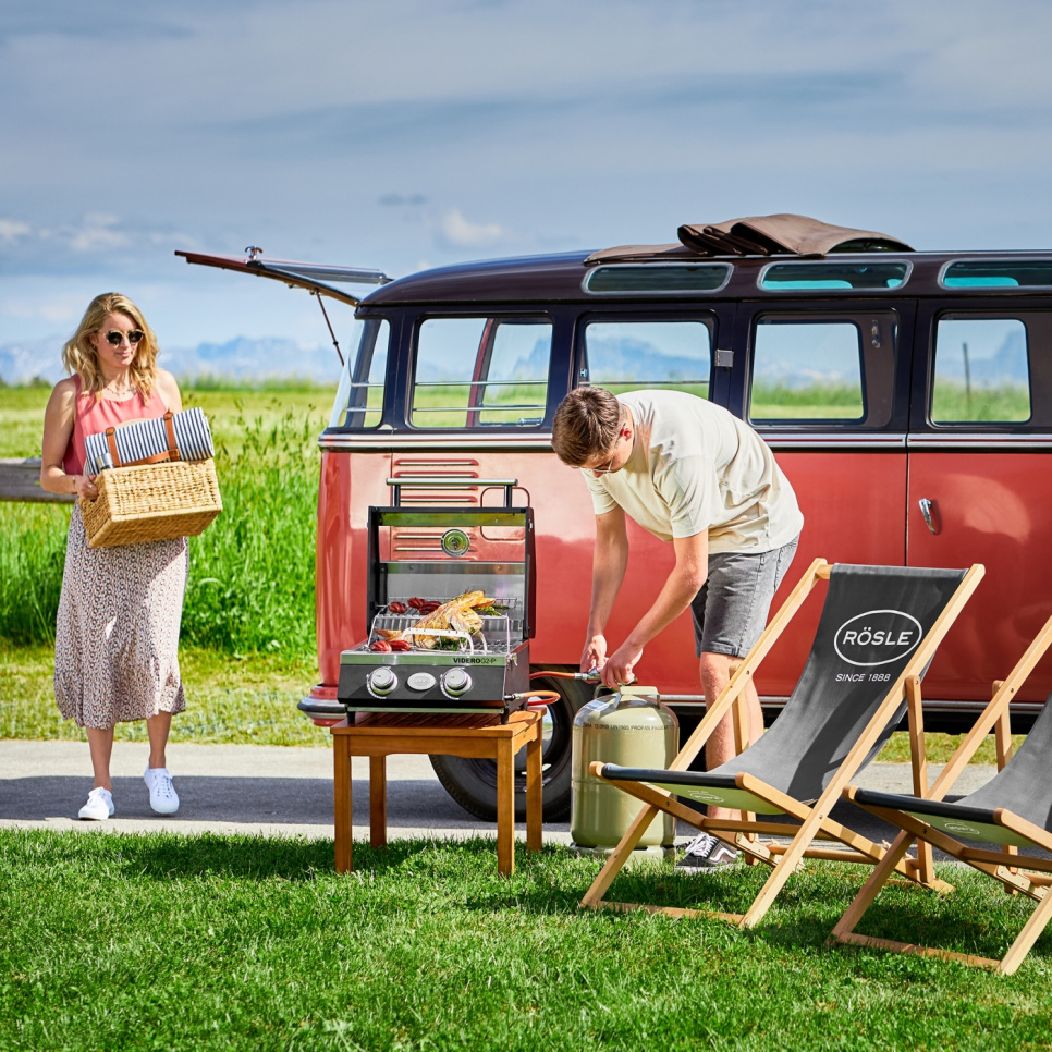 Grill gazowy Videro G2-P, 4400 W - Rösle