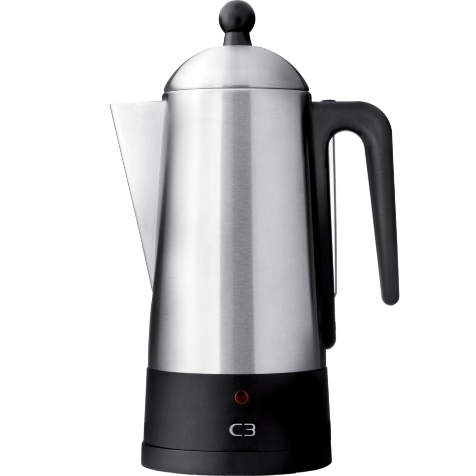 Perkolator, Szczotkowana Stal Nierdzewna, 6 Filiżanek – C3 w grupie Herbata i kawa / Brew coffee / Aparaty do kawy w The Kitchen Lab (1576-31136)