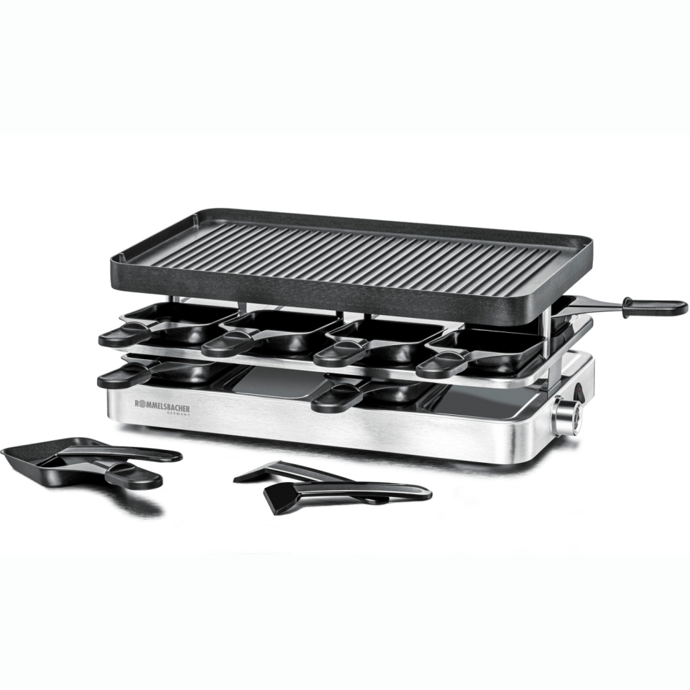 Raclettegrill, 37 x 23cm - Rommelsbacher w grupie Urządzenia kuchenne / Pozostałe urządzenia kuchenne / Pozostałe urządzenia kuchenne w The Kitchen Lab (1576-31139)