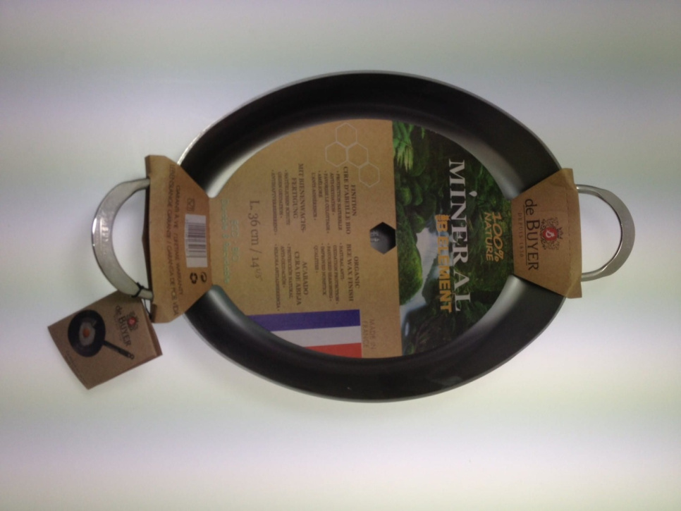 Owalna blacha do pieczenia, de Buyer, 36x26 cm