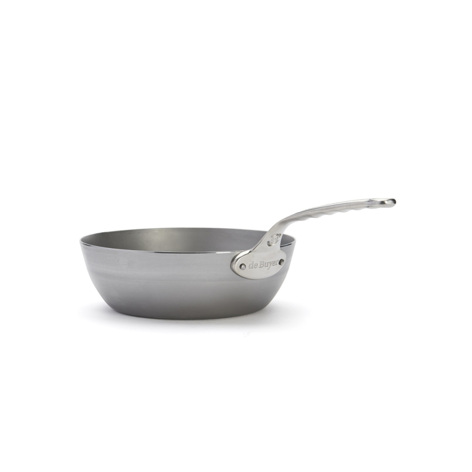 Sauteuse w stali węglowej z uchwytem ze stali nierdzewnej, 28 cm, Mineral B Pro - de Buyer Sauteuse w stali węglowej z uchwytem ze stali nierdzewnej, 28 cm, Mineral B Pro - de Buyer