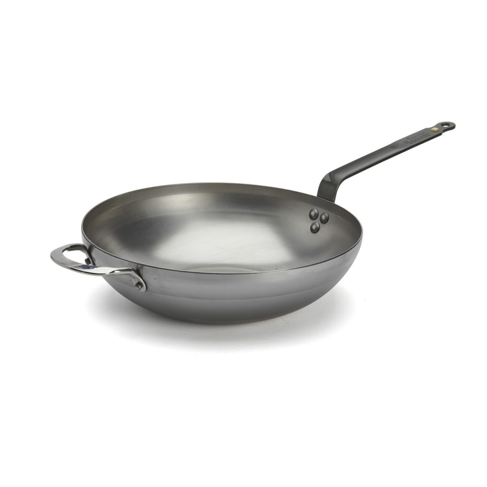 Wok, Mineral B Element - De Buyer - 32 cm w grupie Gotowanie / Patelnia / Patelnie do woka w The Kitchen Lab (1602-31883)