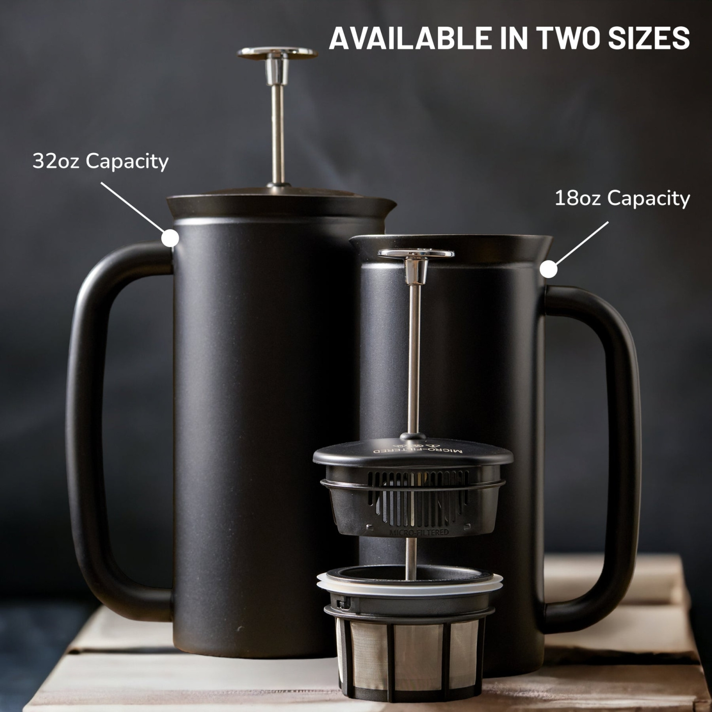 フレンチプレスEspro P7 French Press 18 oz Espro french Press P7 stal szczotkowana 532 ml - Sklep BakeShop