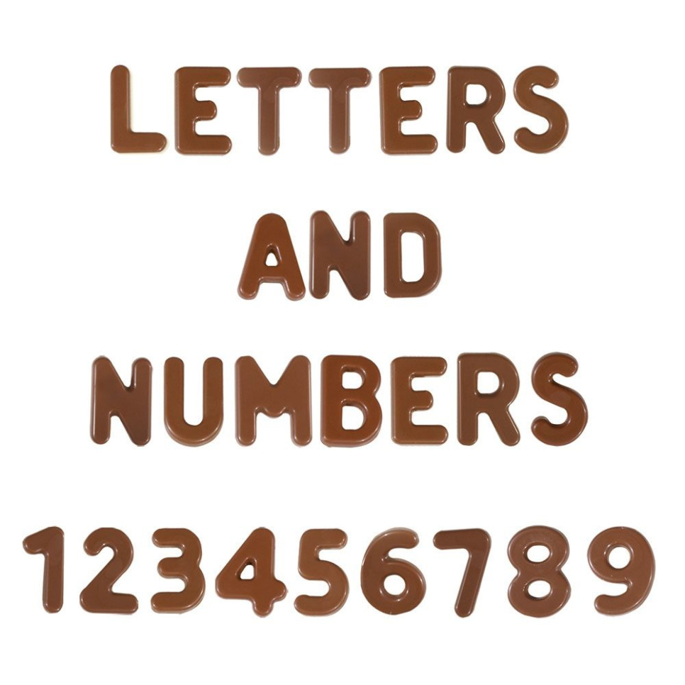 Litery i cyfry w kształcie pralinek - Martellato w grupie Pieczenie / Formy do pieczenia / Foremki do pralinek w The Kitchen Lab (1710-19190)