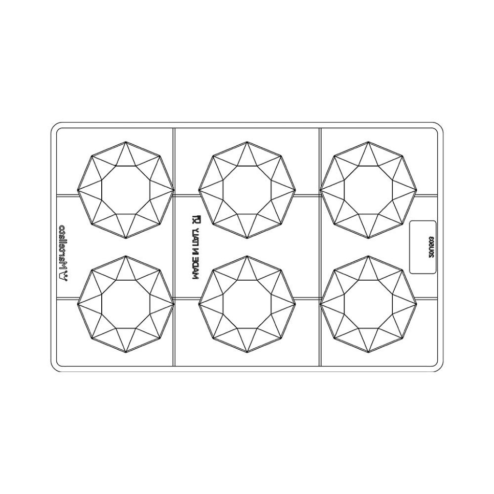 Podstawa do montażu czekoladowych jajek (20U503) - Martellato