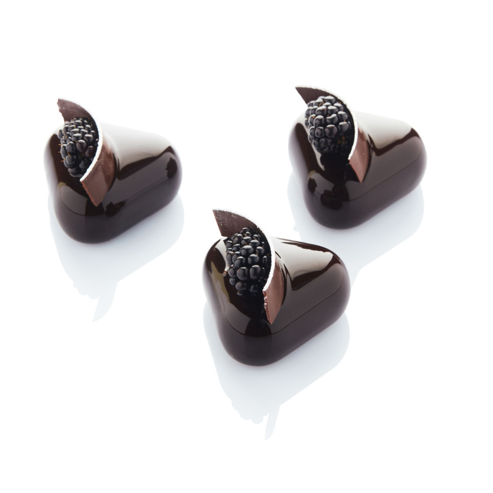 Forma silikonowa, czarna, trójkątna, 30SIL507 - Martellato Forma silikonowa, czarna, trójkątna, 30SIL507 - Martellato